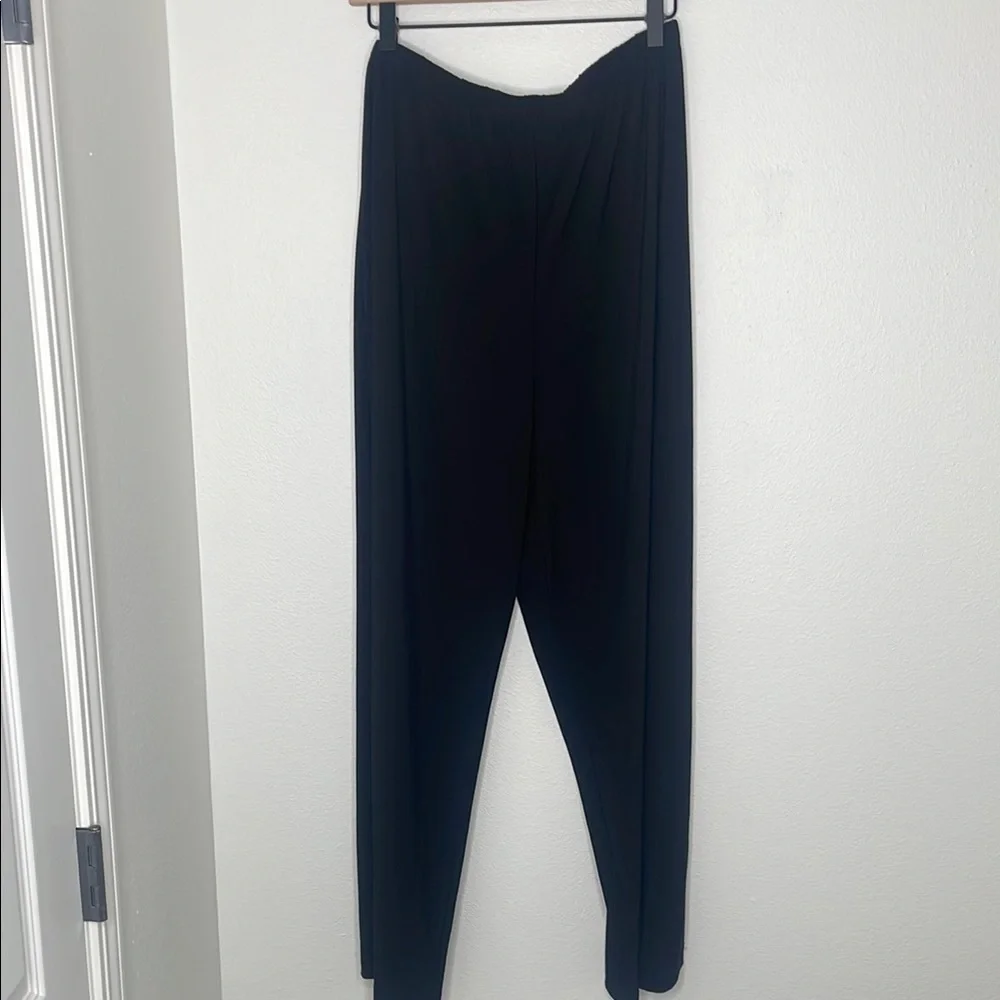 NWT David's Bridal Onyx Crinkled Ombre Plus Size Three-Piece Pantsuit - Picture 14 of 15